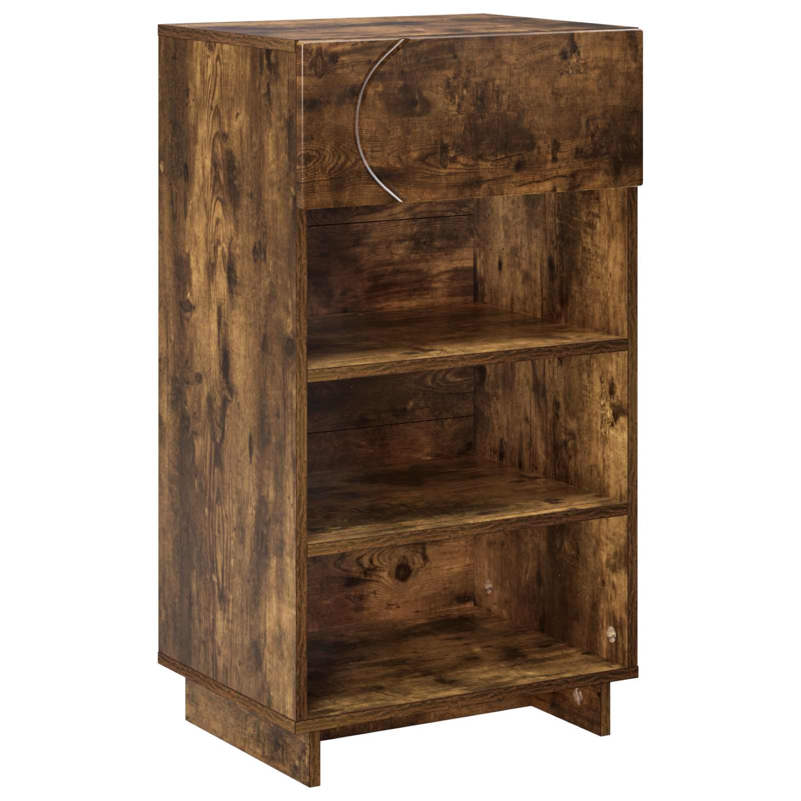 Schoenenkast 48 x 38 x 87,5 cm Bewerkt hout Gerookt eiken image 2