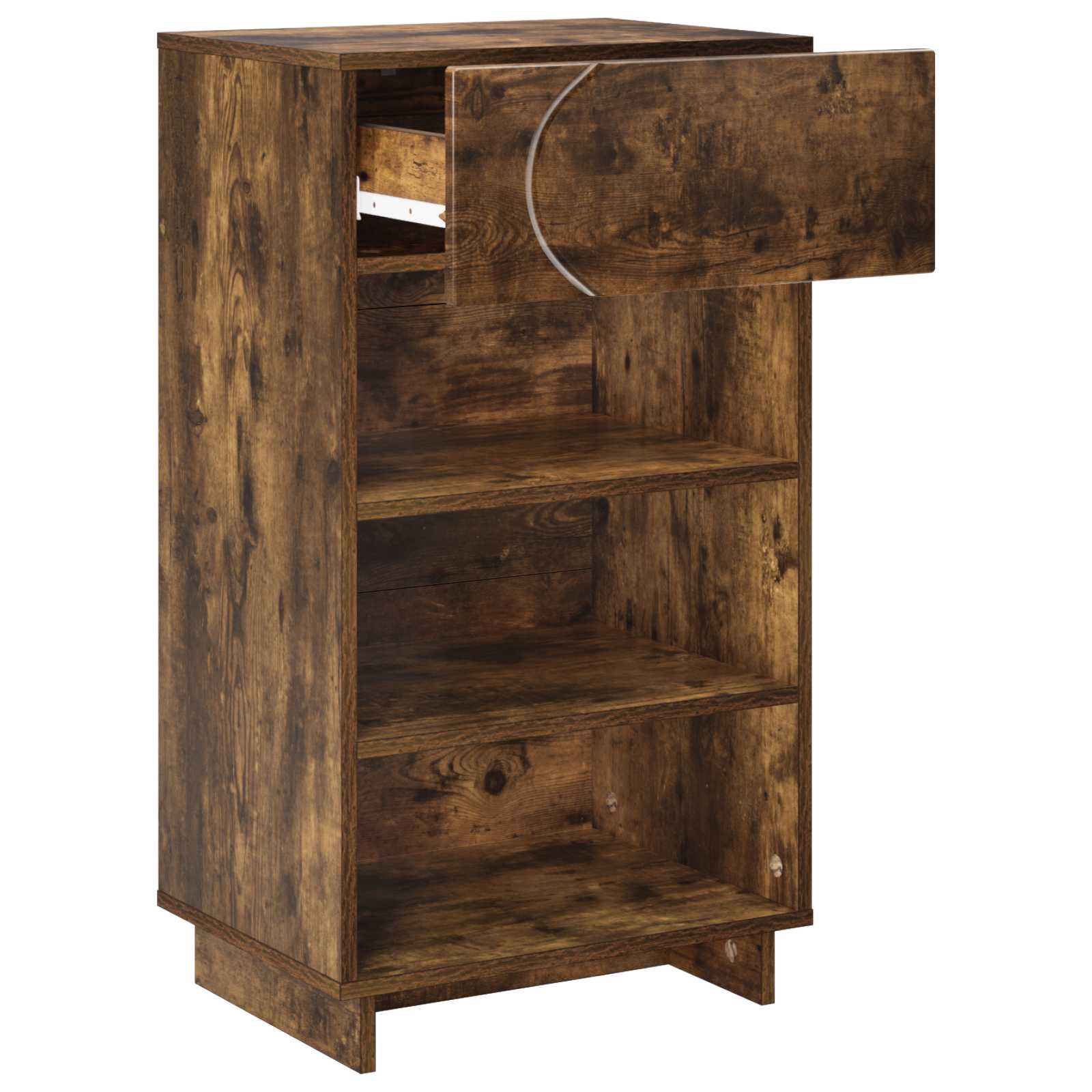 Schoenenkast 48 x 38 x 87,5 cm Bewerkt hout Gerookt eiken image 3