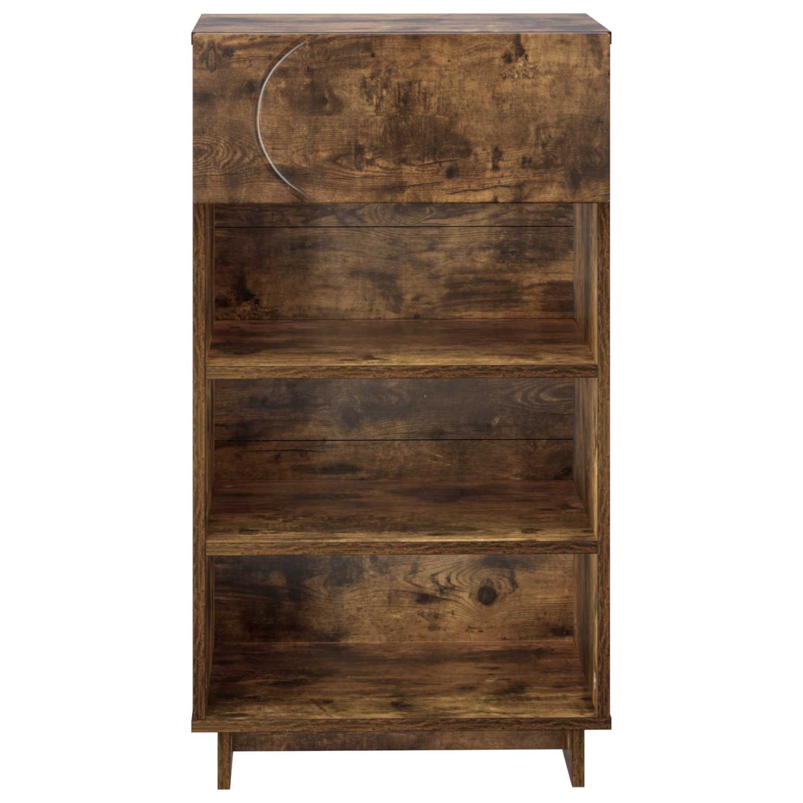 Schoenenkast 48 x 38 x 87,5 cm Bewerkt hout Gerookt eiken image 4
