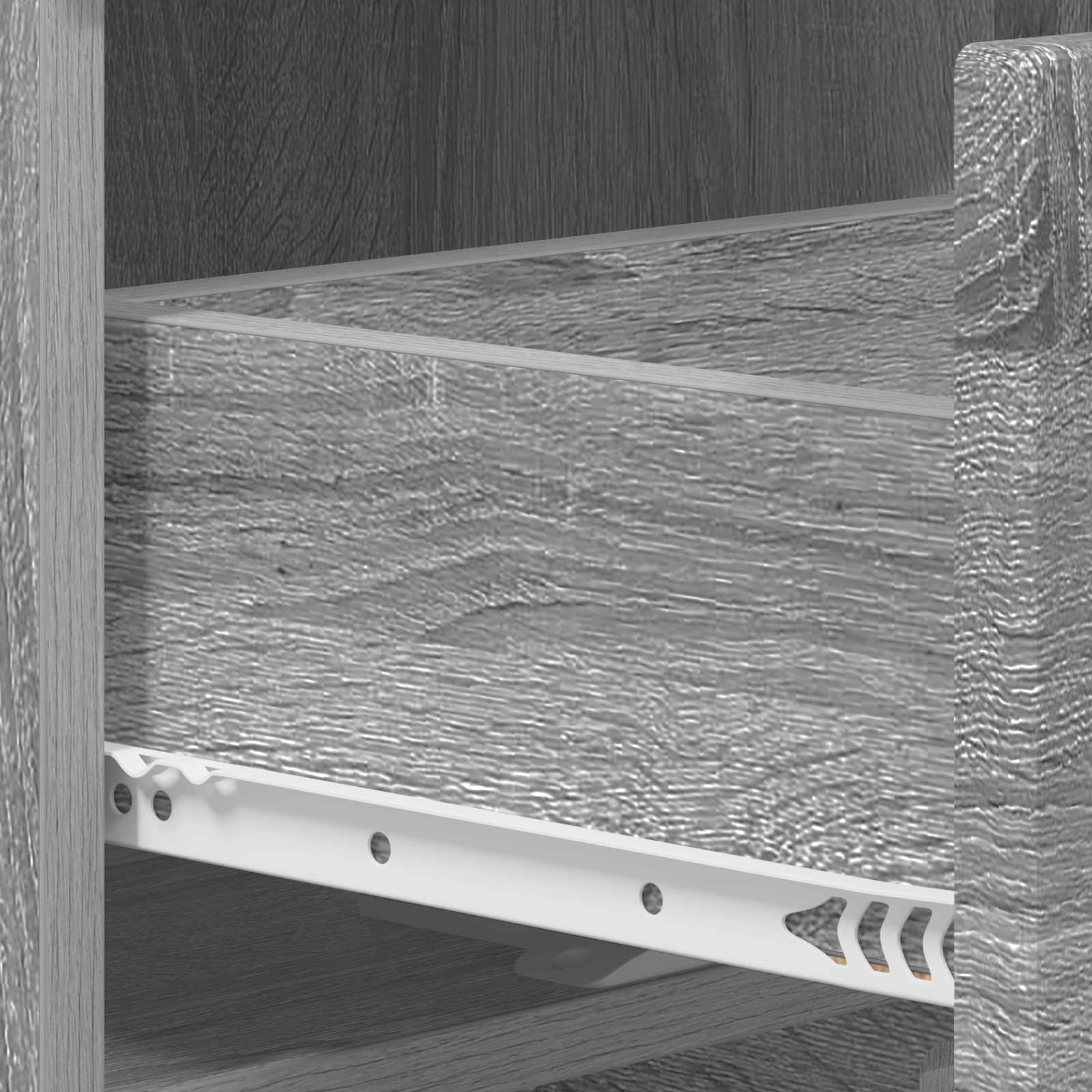 Schoenenkast 48 x 38 x 87,5 cm Bewerkt hout Grijs Sonoma image 7