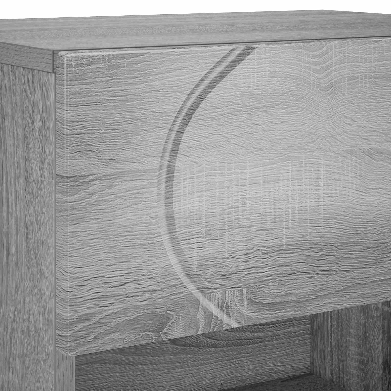 Schoenenkast 48 x 38 x 87,5 cm Bewerkt hout Grijs Sonoma image 8