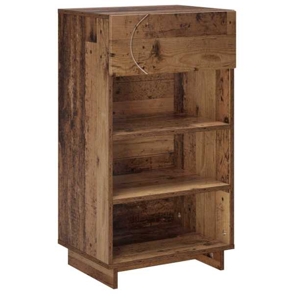 vidaXL Kinga kapp 48 x 38 x 87,5 cm Tehispuit Vana puit