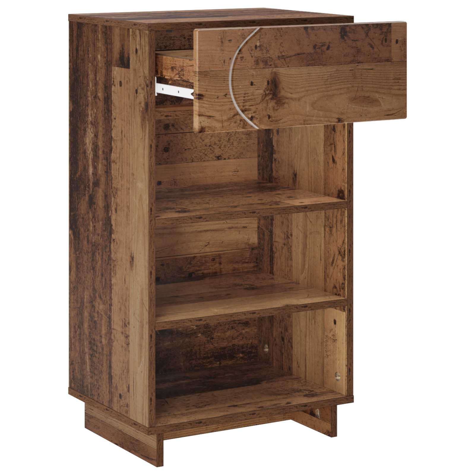 Schoenenkast 48 x 38 x 87,5 cm Bewerkt hout Oud hout image 3