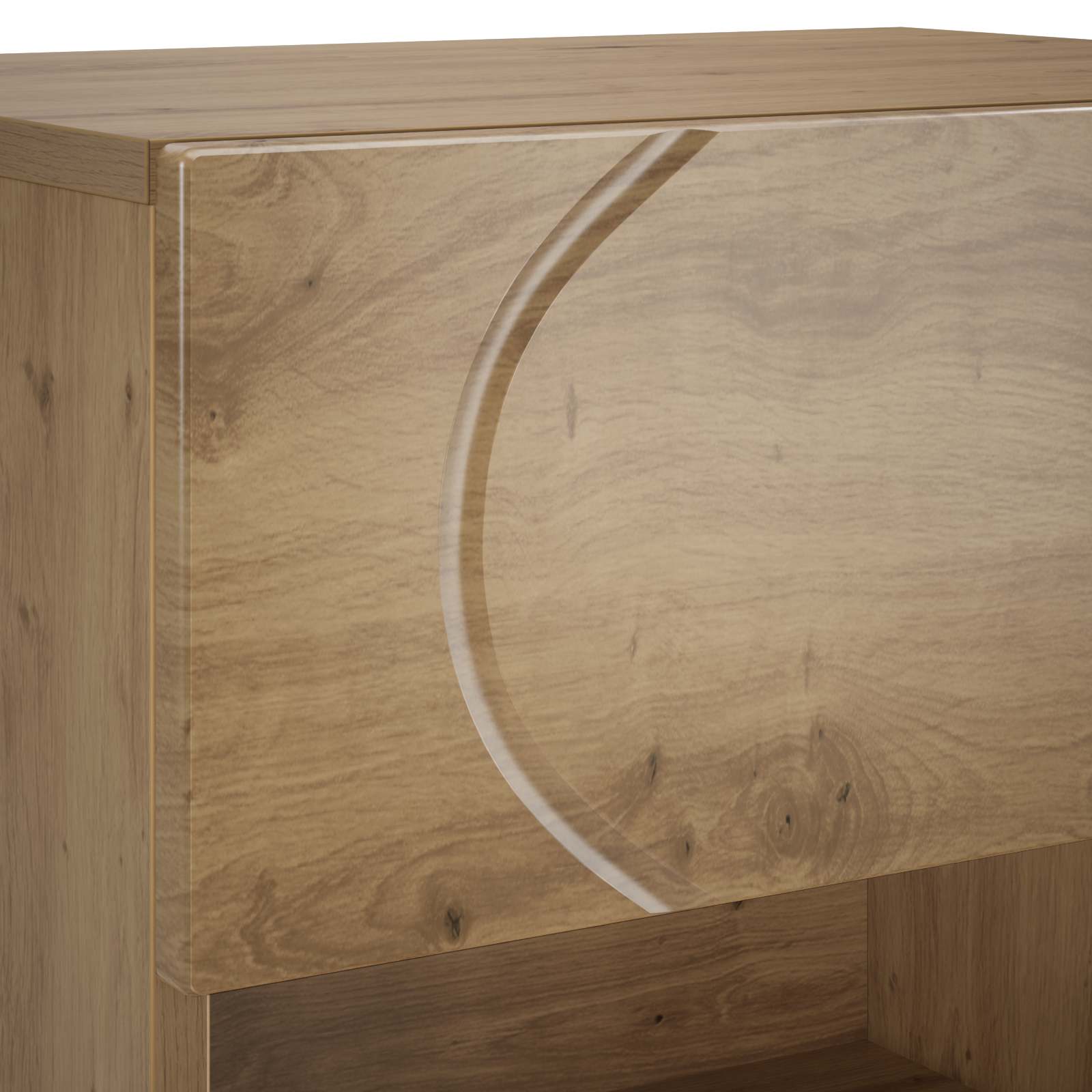 Schoenenkast 48 x 38 x 87,5 cm Bewerkt hout Artisanaal eiken image 8
