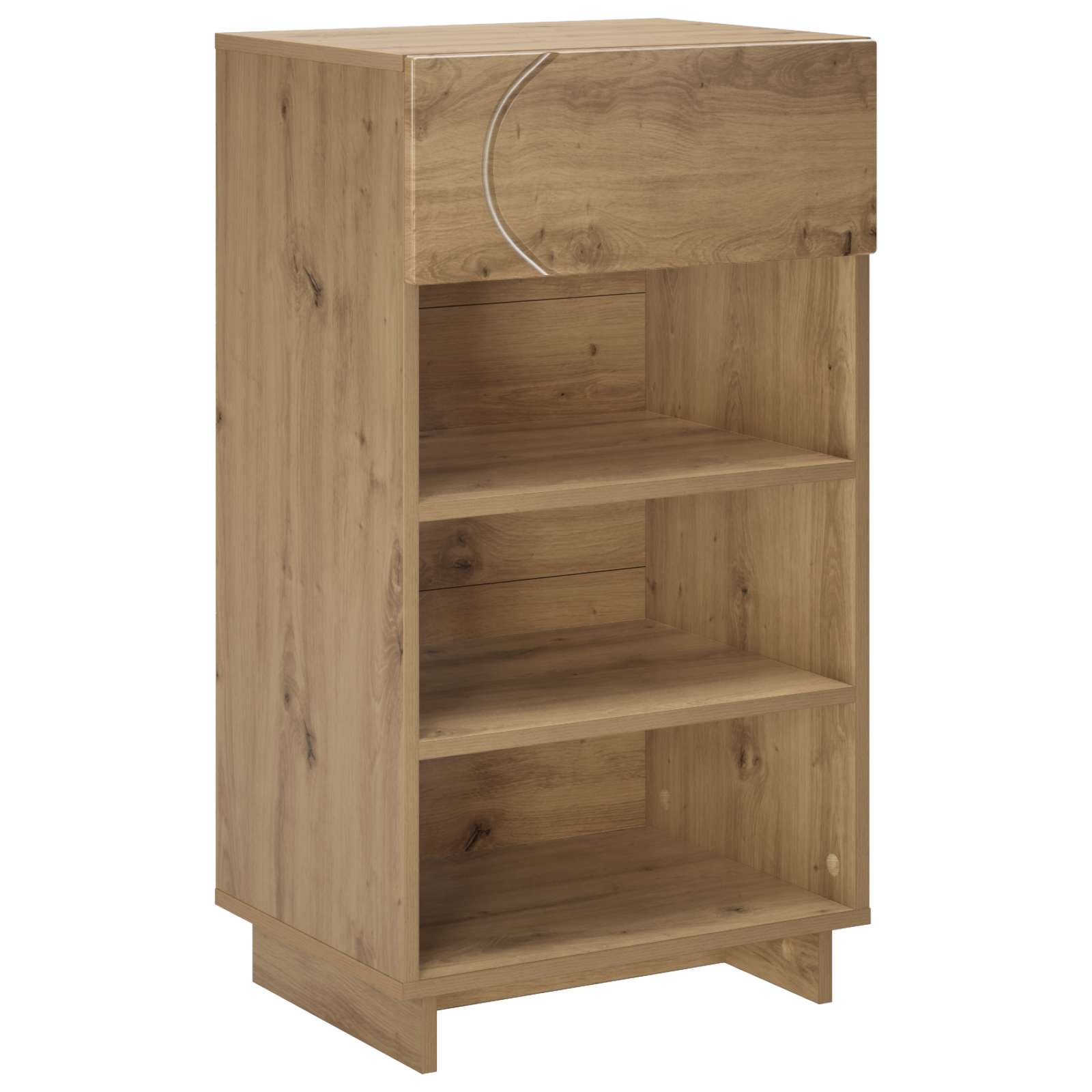 Schoenenkast 48 x 38 x 87,5 cm Bewerkt hout Artisanaal eiken image 2