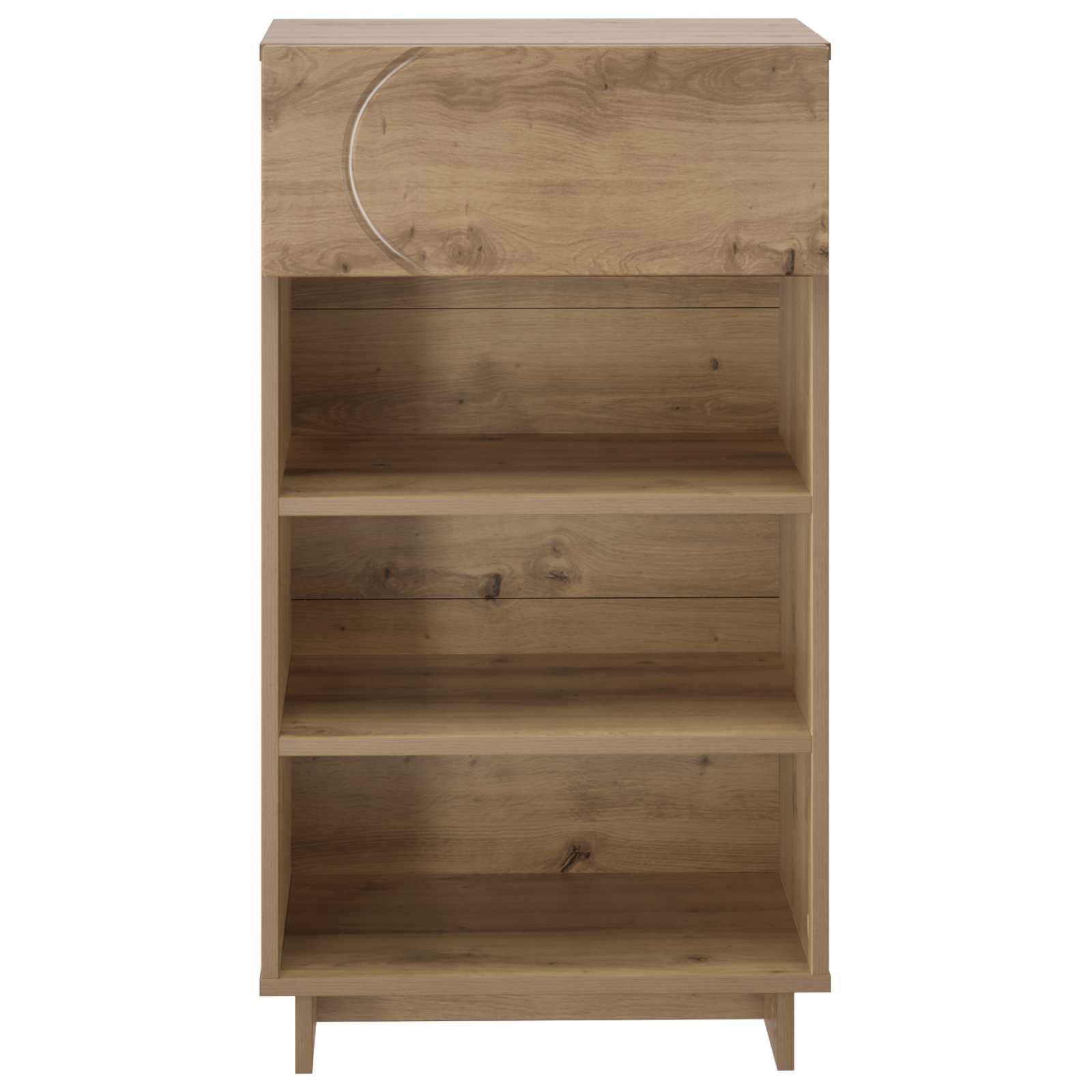 Schoenenkast 48 x 38 x 87,5 cm Bewerkt hout Artisanaal eiken image 4