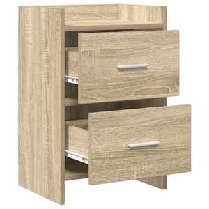 Noční stolky 2 pcs Dub sonoma 40 x 30 x 60 cm Kompozitní dřevo - obrázek 3