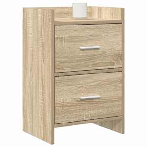 Noční stolky 2 pcs Dub sonoma 40 x 30 x 60 cm Kompozitní dřevo - obrázek 2