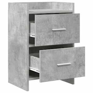 Noční stolky 2 pcs Betonově šedá 40 x 30 x 60 cm - obrázek 3