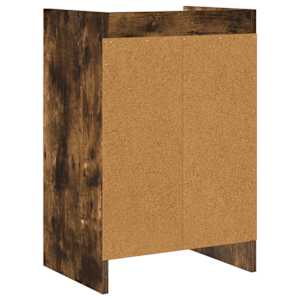 Noční stolky 2 pcs Kouřový dub 40 x 30 x 60 cm Kompozitní dřevo - obrázek 6