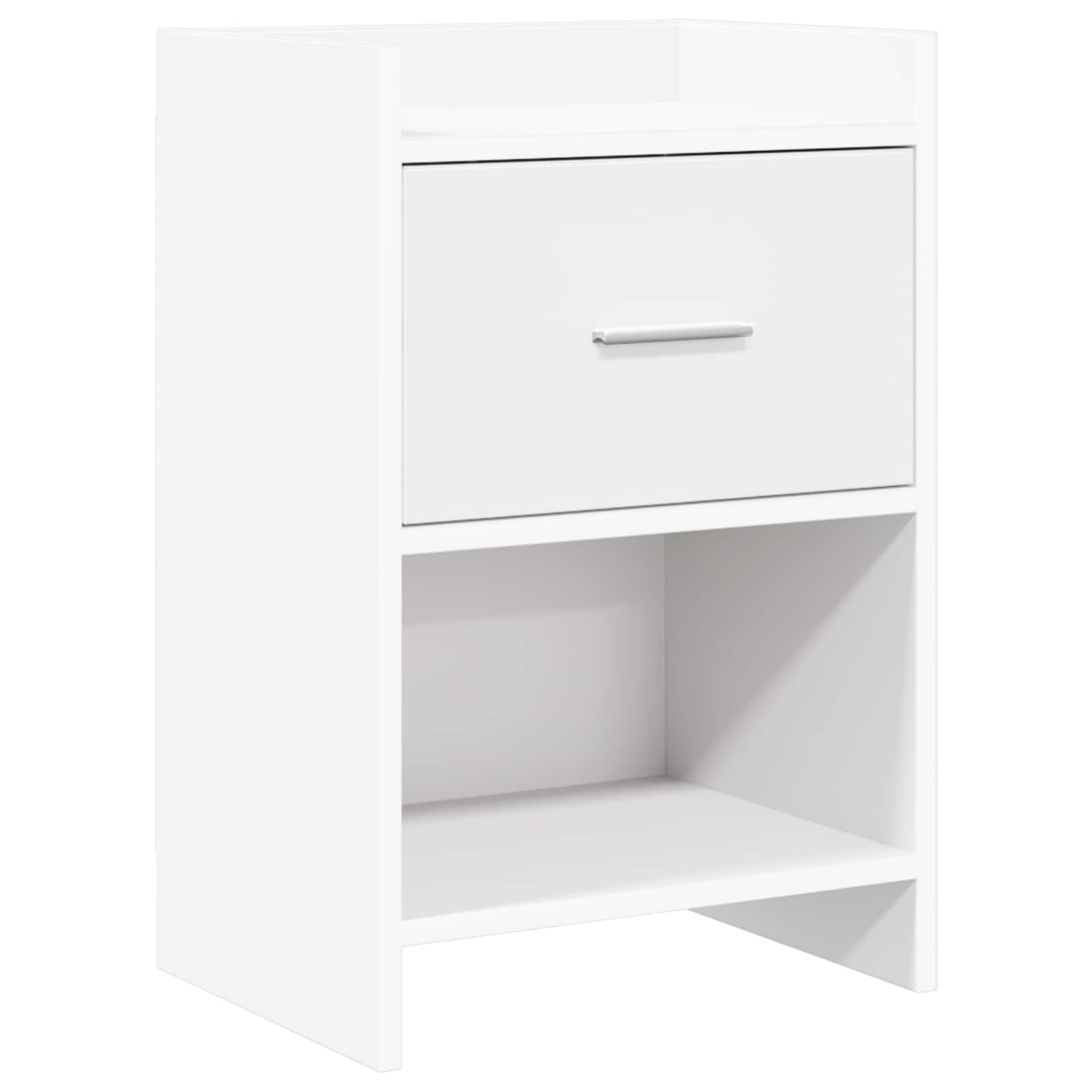 vidaXL Mese de noptieră Alb 40 x 30 x 60 cm Lemn prelucrat