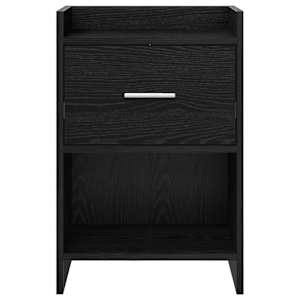 Noční stolky 2 pcs Černý dub 40 x 30 x 60 cm Kompozitní dřevo - obrázek 4