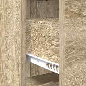 Noční stolky 2 pcs Dub sonoma 40 x 30 x 60 cm Kompozitní dřevo - obrázek 7