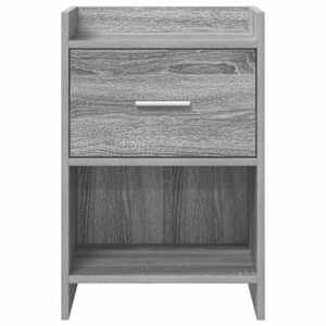 Noční stolky 2 pcs Šedý Sonoma 40 x 30 x 60 cm Kompozitní dřevo - obrázek 4