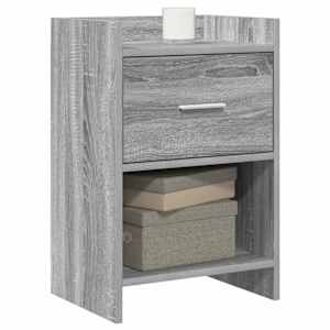 Noční stolky 2 pcs Šedý Sonoma 40 x 30 x 60 cm Kompozitní dřevo - obrázek 2