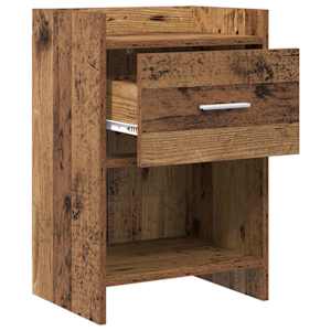 Noční stolky 2 pcs Staré dřevo 40 x 30 x 60 cm Kompozitní dřevo - obrázek 3