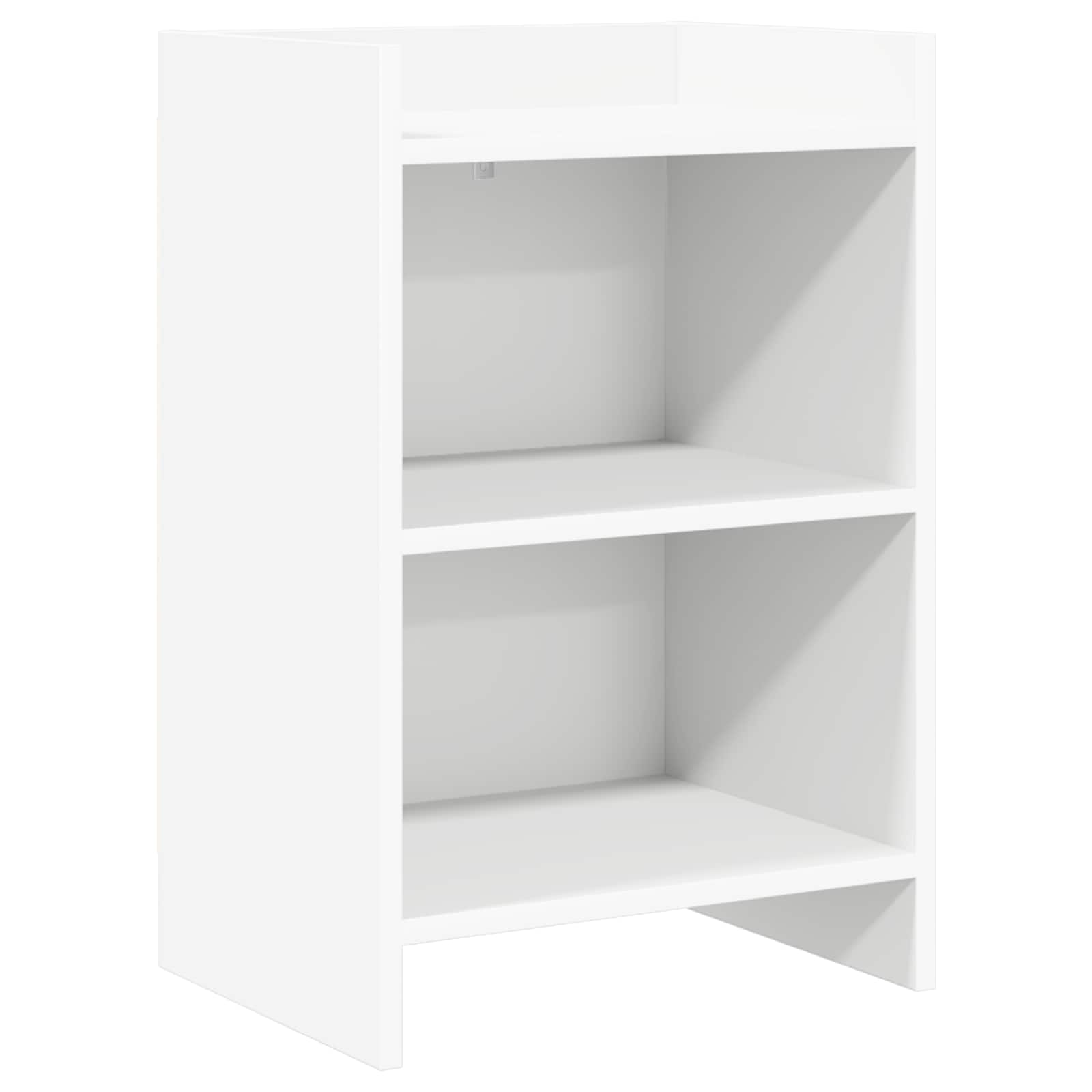 vidaXL Mese de noptieră Alb 40 x 30 x 60 cm Lemn prelucrat