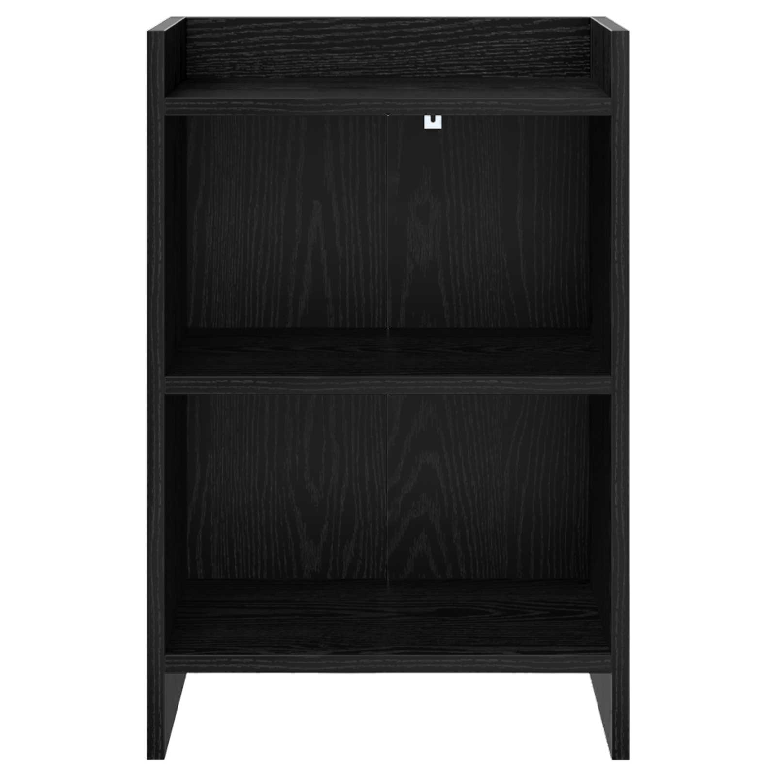 Κομοδίνα Μαύρη Δρυς 40 x 30 x 60 cm Επεξεργασμένο Ξύλο - Image 3