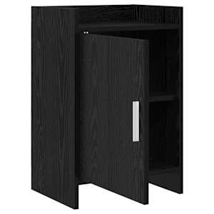 Noční stolky 2 pcs Černý dub 40 x 30 x 60 cm Kompozitní dřevo - obrázek 3