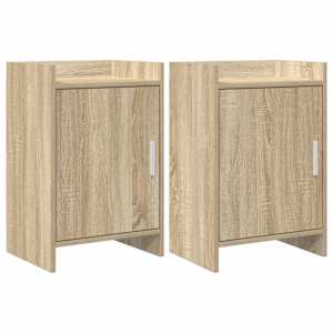 Noční stolky 2 pcs Dub sonoma 40 x 30 x 60 cm Kompozitní dřevo - obrázek 1