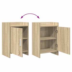 Noční stolky 2 pcs Dub sonoma 40 x 30 x 60 cm Kompozitní dřevo - obrázek 7