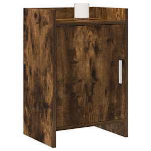 Noční stolky 2 pcs Kouřový dub 40 x 30 x 60 cm Kompozitní dřevo - obrázek 2