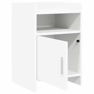 Noční stolky 2 pcs Bílá 40 x 36 x 60 cm Kompozitní dřevo - obrázek 3