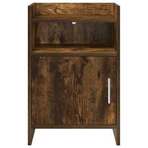 Noční stolky 2 pcs Kouřový dub 40 x 36 x 60 cm Kompozitní dřevo - obrázek 4