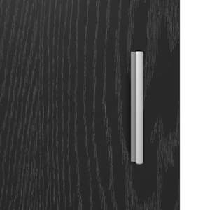 Servírovací skříň Černý dub 40 x 36 x 80 cm Kompozitní dřevo - obrázek 7