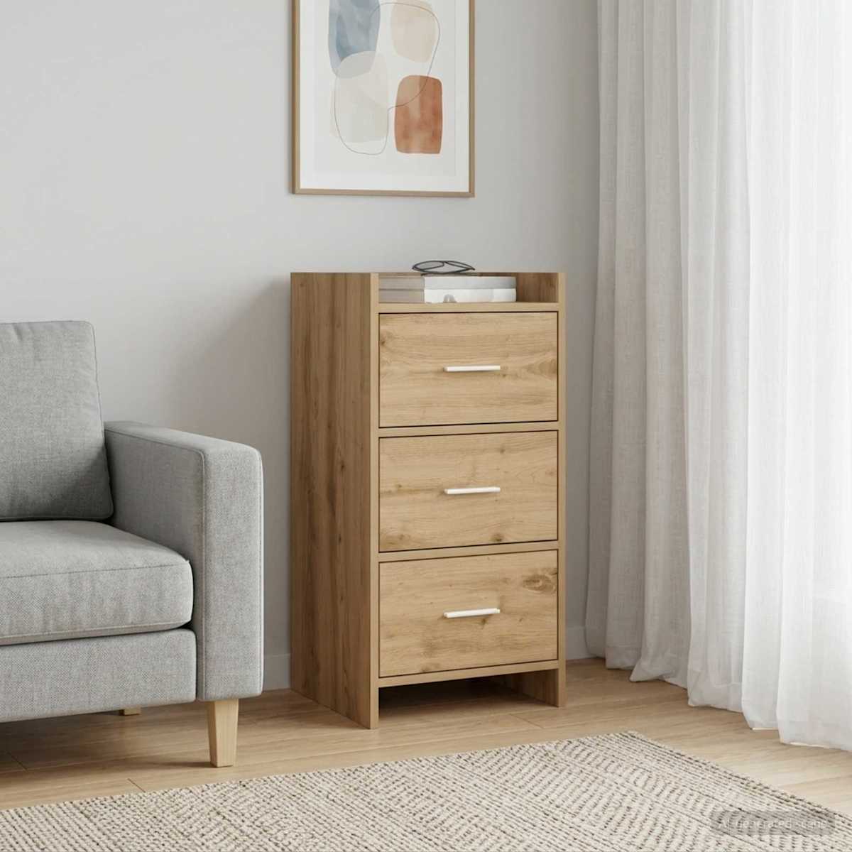 Sideboard 40 x 36 x 80 cm Konstrueret træ