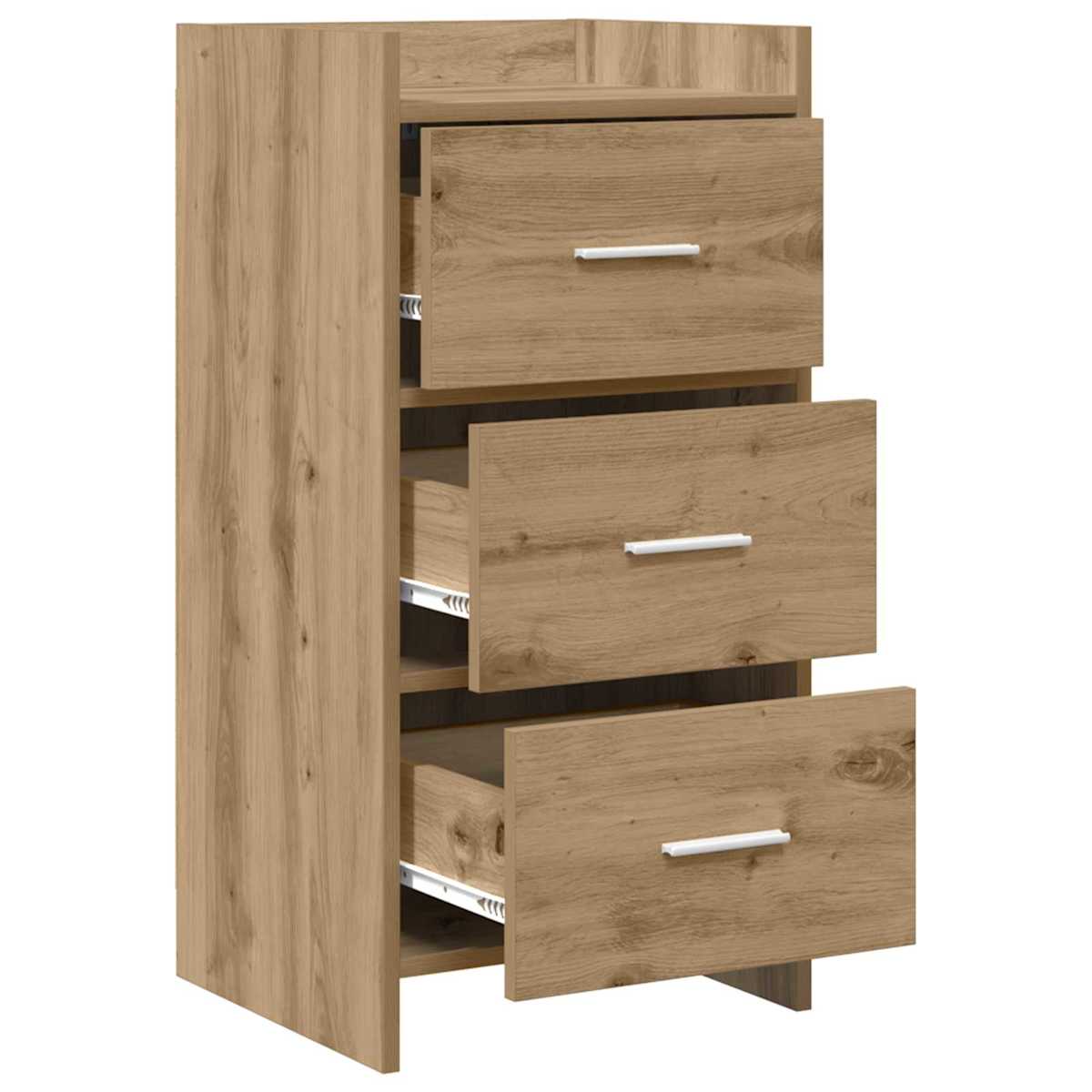 Sideboard 40 x 36 x 80 cm Konstrueret træ - Billede 4