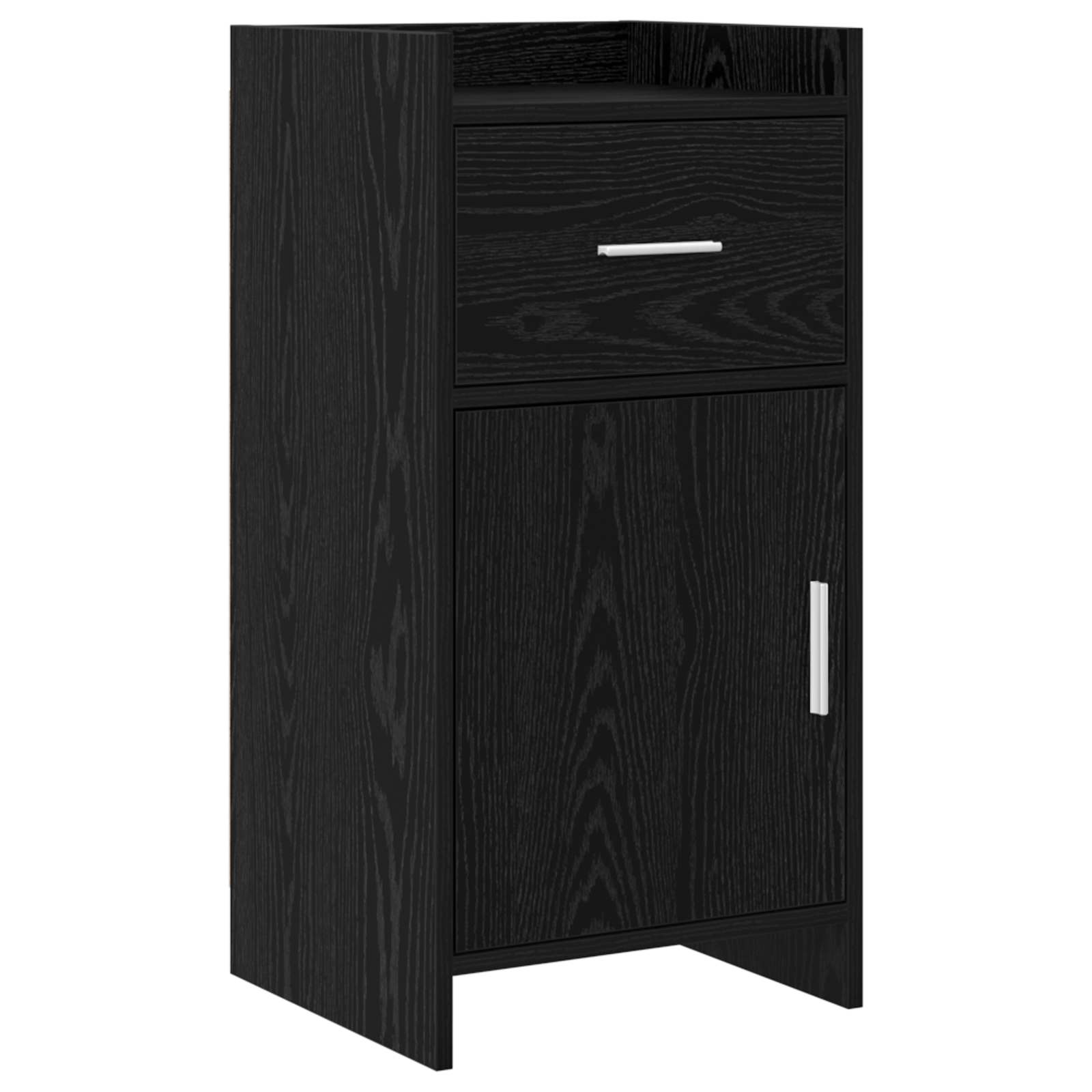 vidaXL Bufet Stejar Negru 40 x 36 x 80 cm Lemn prelucrat