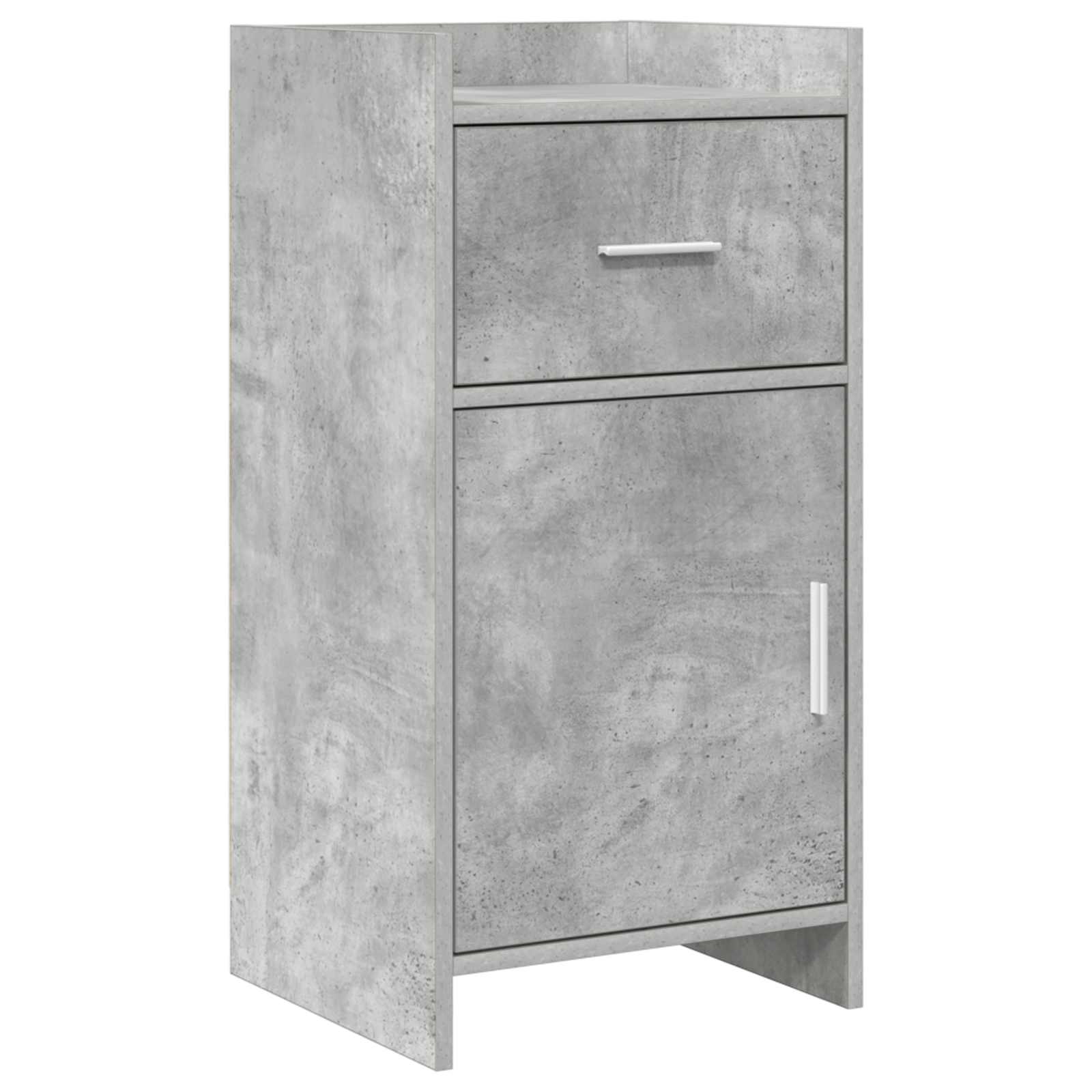 vidaXL Bufet Gri Beton 40 x 36 x 80 cm Lemn prelucrat