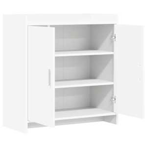 Servírovací skříň Bílá 72 x 36 x 80 cm Kompozitní dřevo - obrázek 3