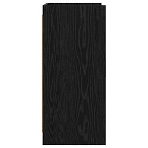 Servírovací skříň Černý dub 72 x 36 x 80 cm Kompozitní dřevo - obrázek 6
