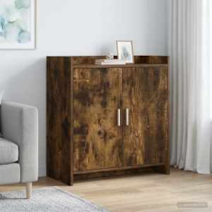 Servírovací skříň Kouřový dub 72 x 36 x 80 cm Kompozitní dřevo - obrázek 1