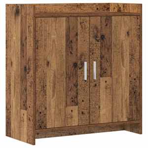 Servírovací skříň Staré dřevo 72 x 36 x 80 cm Kompozitní dřevo - obrázek 2