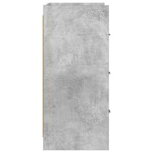 Servírovací skříň Betonově šedá 75 x 33 x 80 cm - obrázek 6