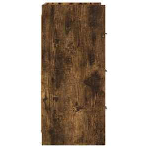 Servírovací skříň Kouřový dub 75 x 33 x 80 cm Kompozitní dřevo - obrázek 5