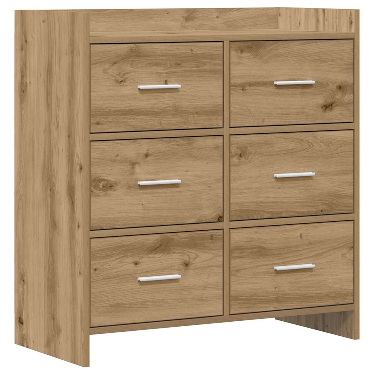 Sideboard 75 x 33 x 80 cm Konstrueret træ - Billede 2