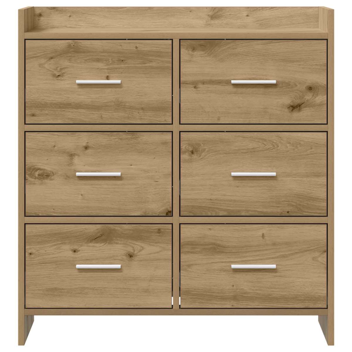 Sideboard 75 x 33 x 80 cm Konstrueret træ - Billede 5