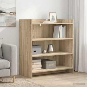 Servírovací skříň Dub sonoma 75 x 36 x 80 cm Kompozitní dřevo - obrázek 1