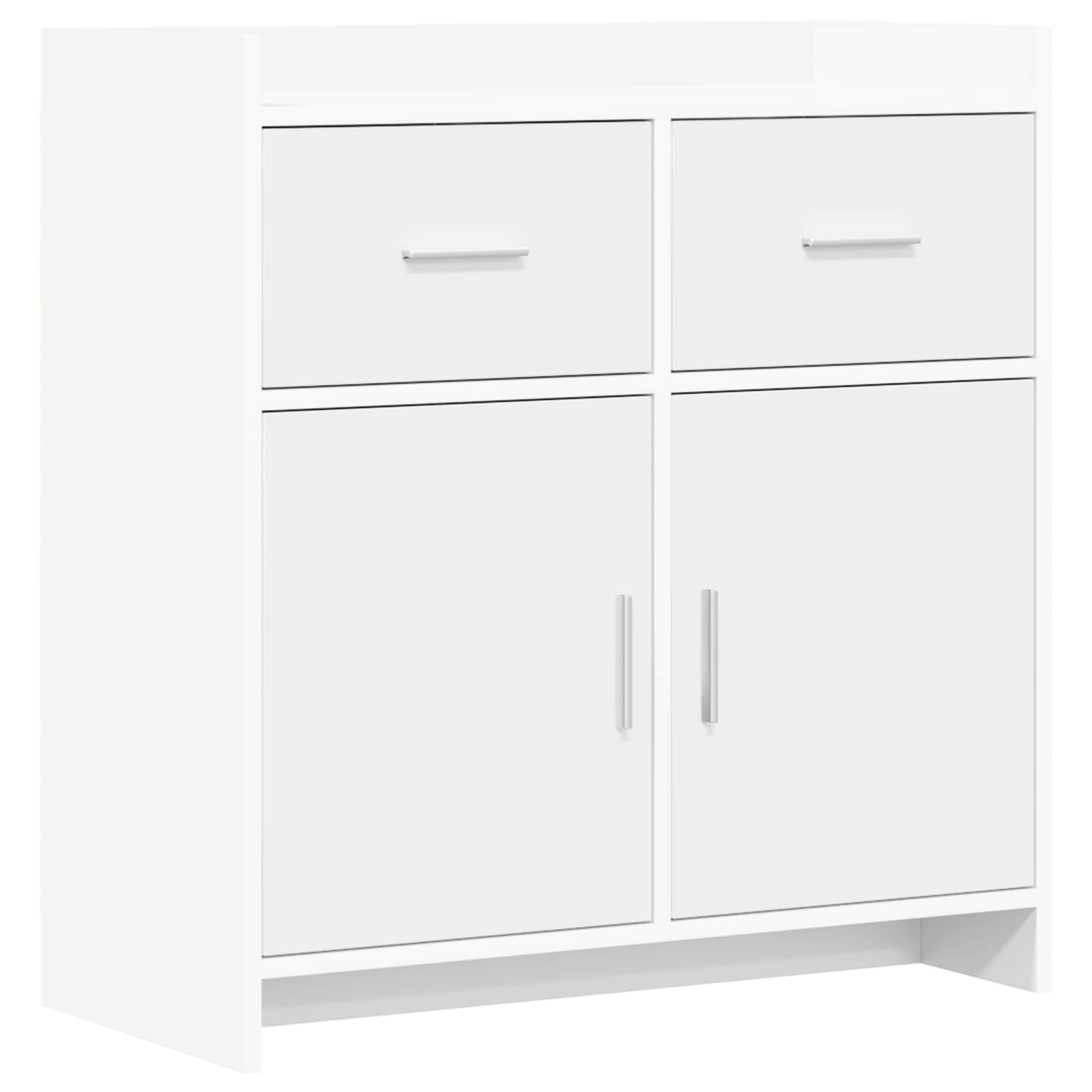 vidaXL Bufet Alb 75 x 36 x 80 cm Lemn prelucrat
