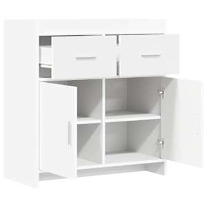 Servírovací skříň Bílá 75 x 36 x 80 cm Kompozitní dřevo - obrázek 3