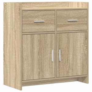 Servírovací skříň Dub sonoma 75 x 36 x 80 cm Kompozitní dřevo - obrázek 2