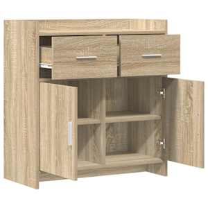 Servírovací skříň Dub sonoma 75 x 36 x 80 cm Kompozitní dřevo - obrázek 4