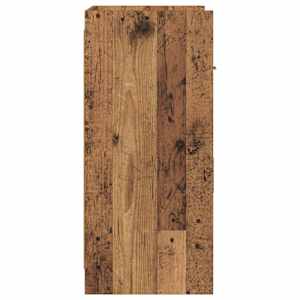 Servírovací skříň Staré dřevo 75 x 36 x 80 cm Kompozitní dřevo - obrázek 5