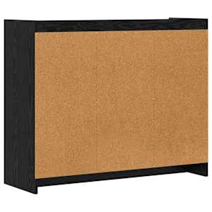 Servírovací skříň Černý dub 98,5 x 33 x 80 cm Kompozitní dřevo - obrázek 7