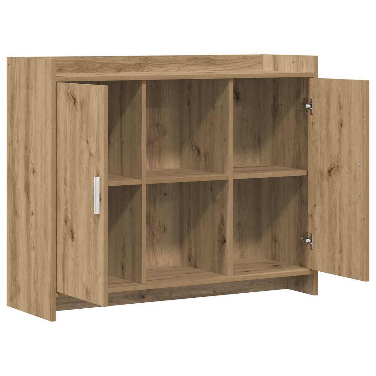 Sideboard Oak 98,5 x 33 x 80 cm Konstrueret træ - Billede 4