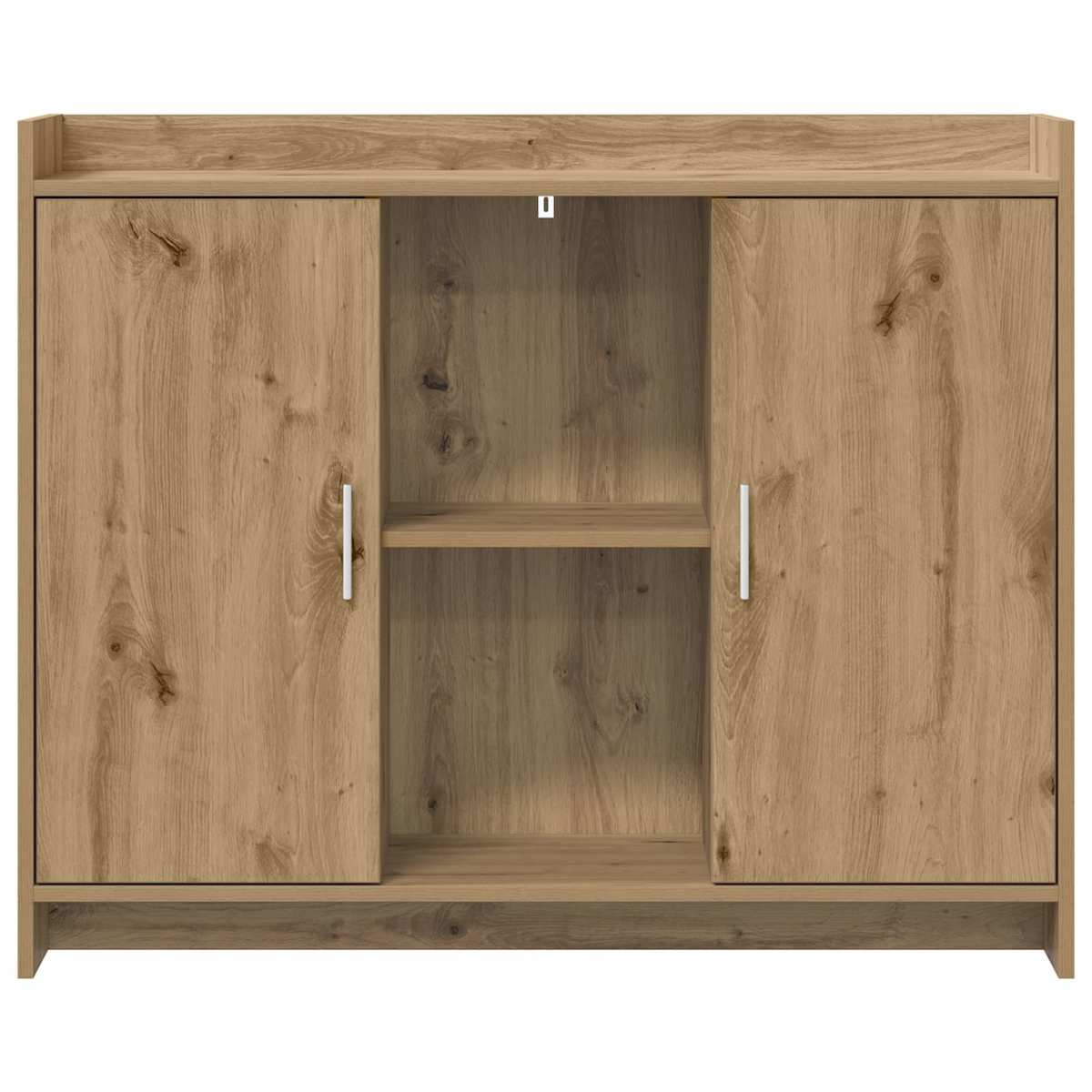 Sideboard Oak 98,5 x 33 x 80 cm Konstrueret træ - Billede 5